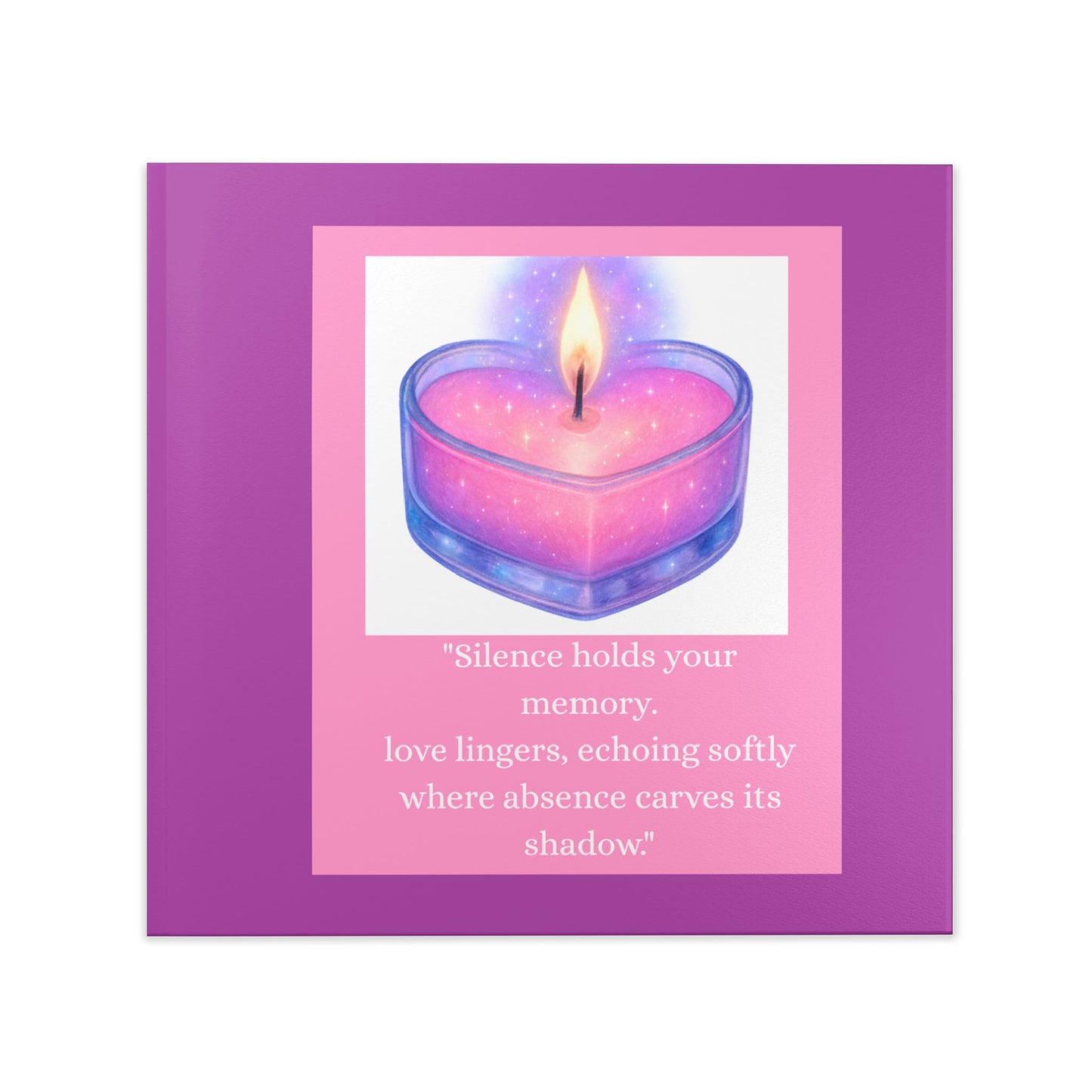Where Love Stays - Purple Hardcover Photo Book