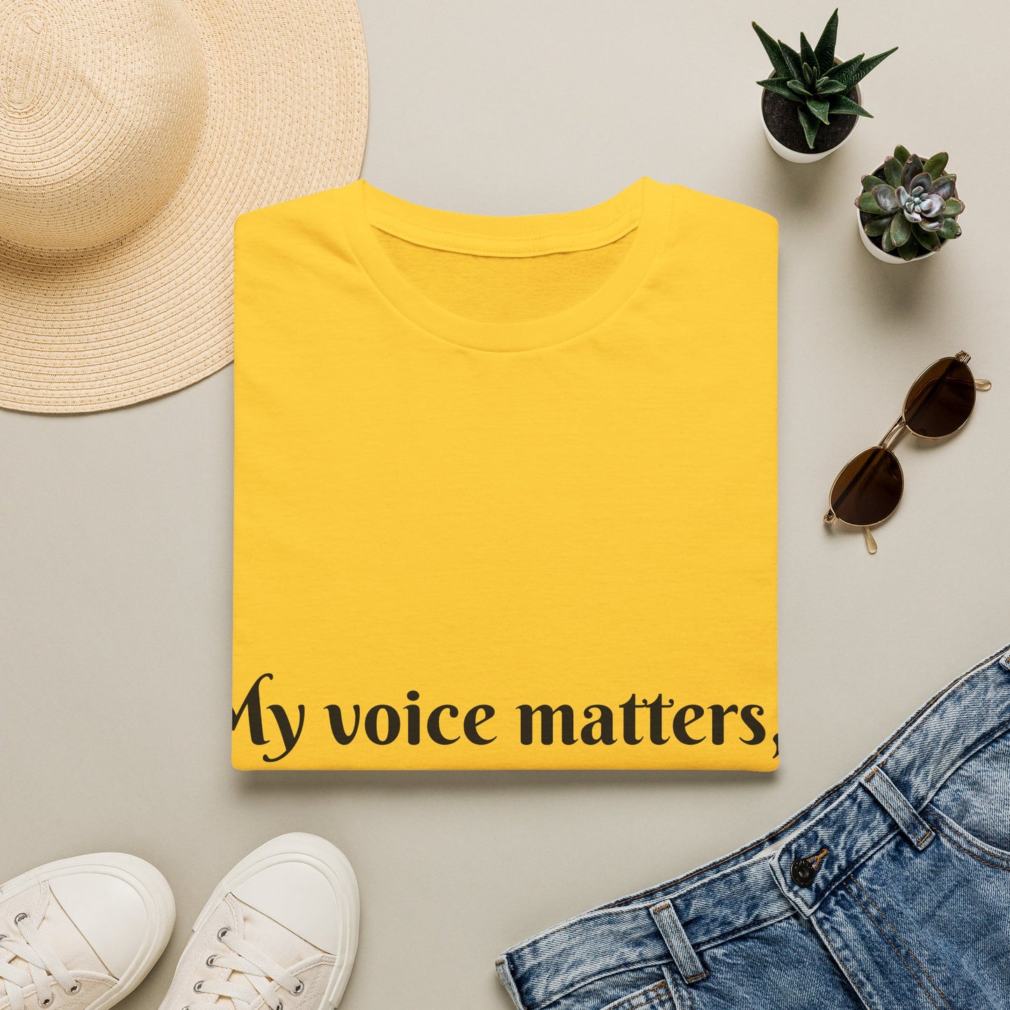 My Voice Matters, and I Use It with Confidence — Unisex Softstyle T‑Shirt