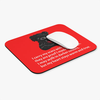 Gentle Darkness — A Mouse Pad for Gentle Strength Red