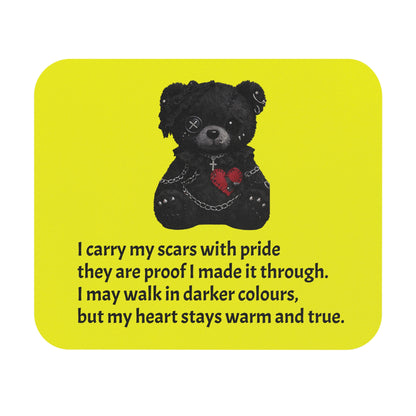 Gentle Darkness — A Mouse Pad for Gentle Strength Yellow