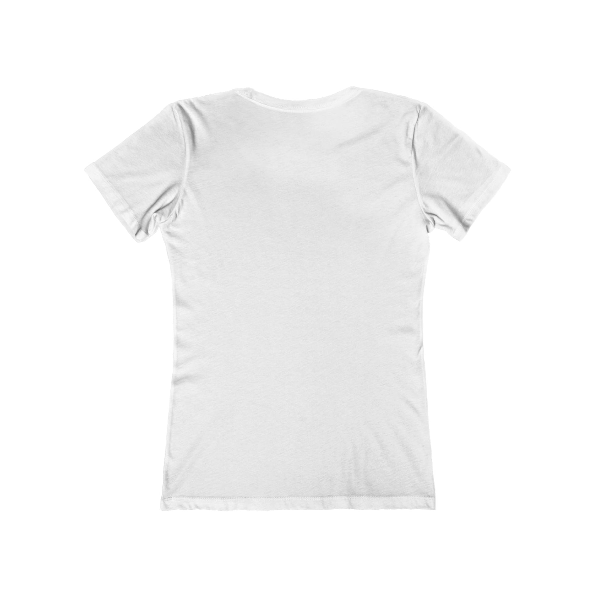 Blloom with Grace Women's Plain white t-shirt on a white background