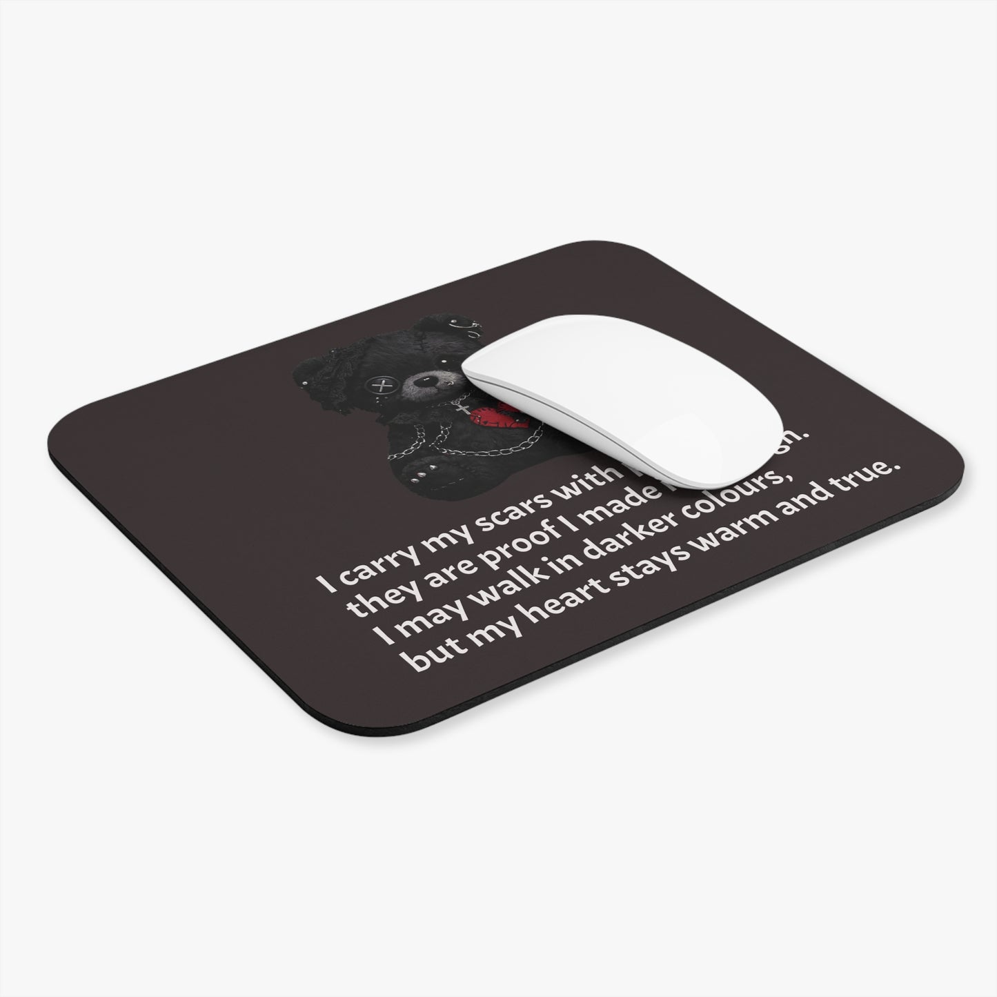 Gentle Darkness — A Mouse Pad for Gentle Strength Black
