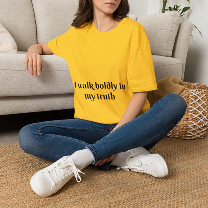 I Walk Boldly in My Truth — Unisex Softstyle T‑Shirt
