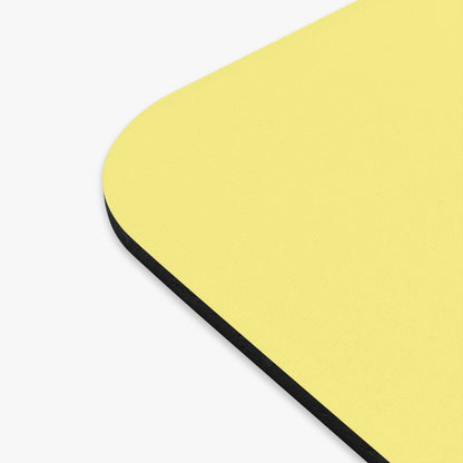 Stitched Softness — A Mouse Pad for Gentle Strength Light Yellow