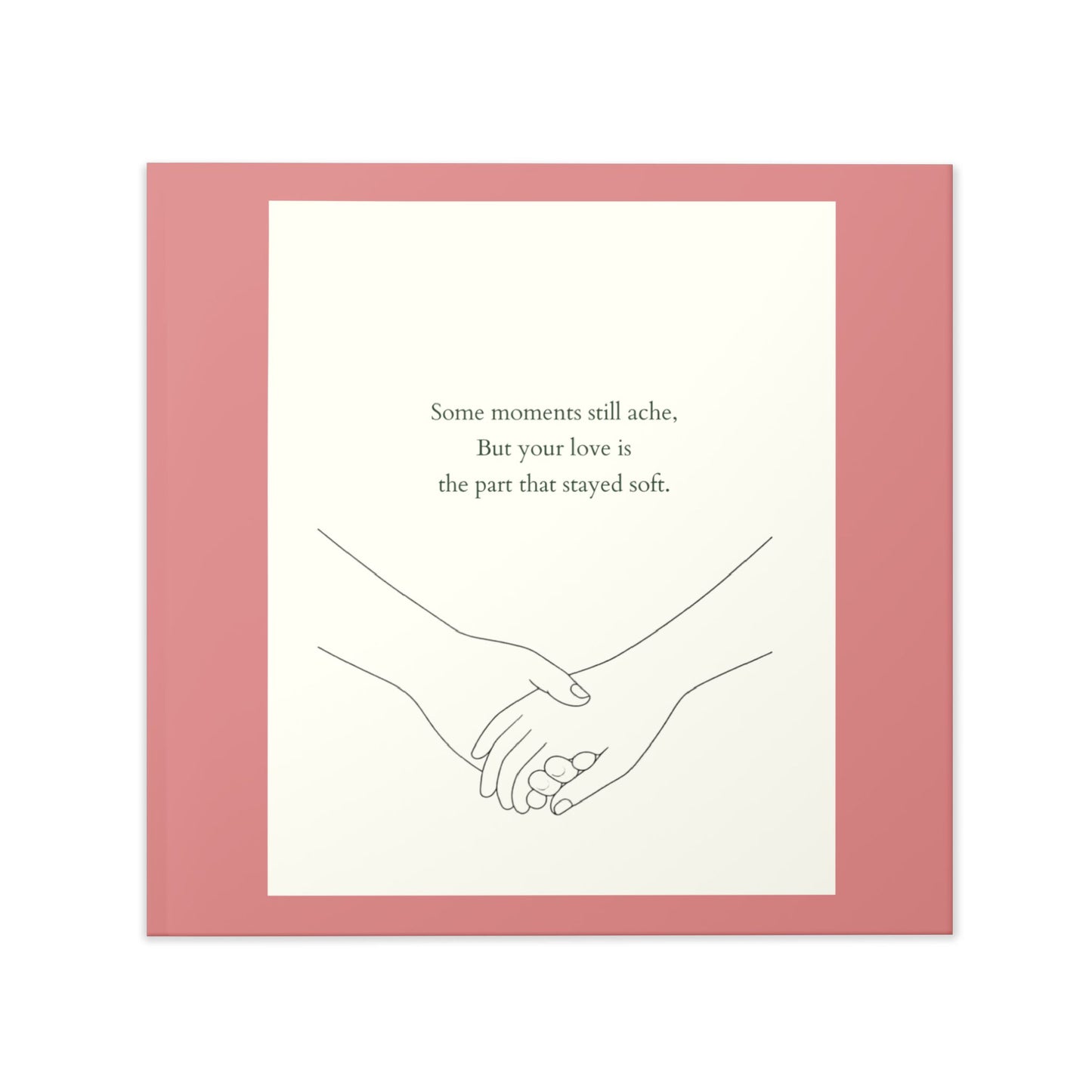 Where Love Stays - Pink Hardcover Photo Book