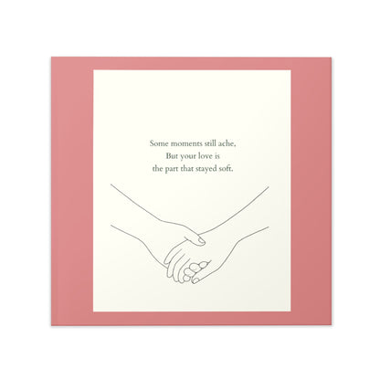Where Love Stays - Pink Hardcover Photo Book