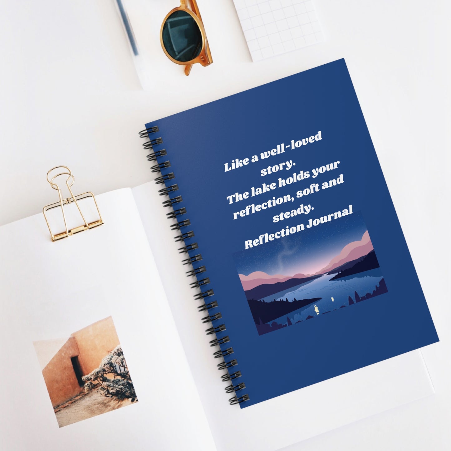 Like a Well‑Loved Story — Reflection Spiral Notebook