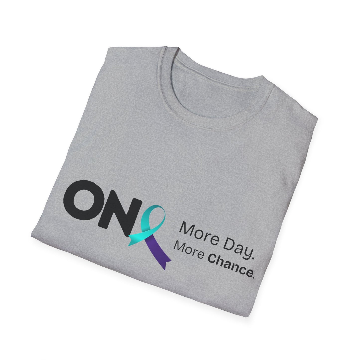 Unisex Suicide Awareness T-Shirt One More Day One More Chance Choose Hope Tomorrow Needs You