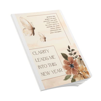 Clarity Leads Me Into This New Year — Softcover Guided Journal