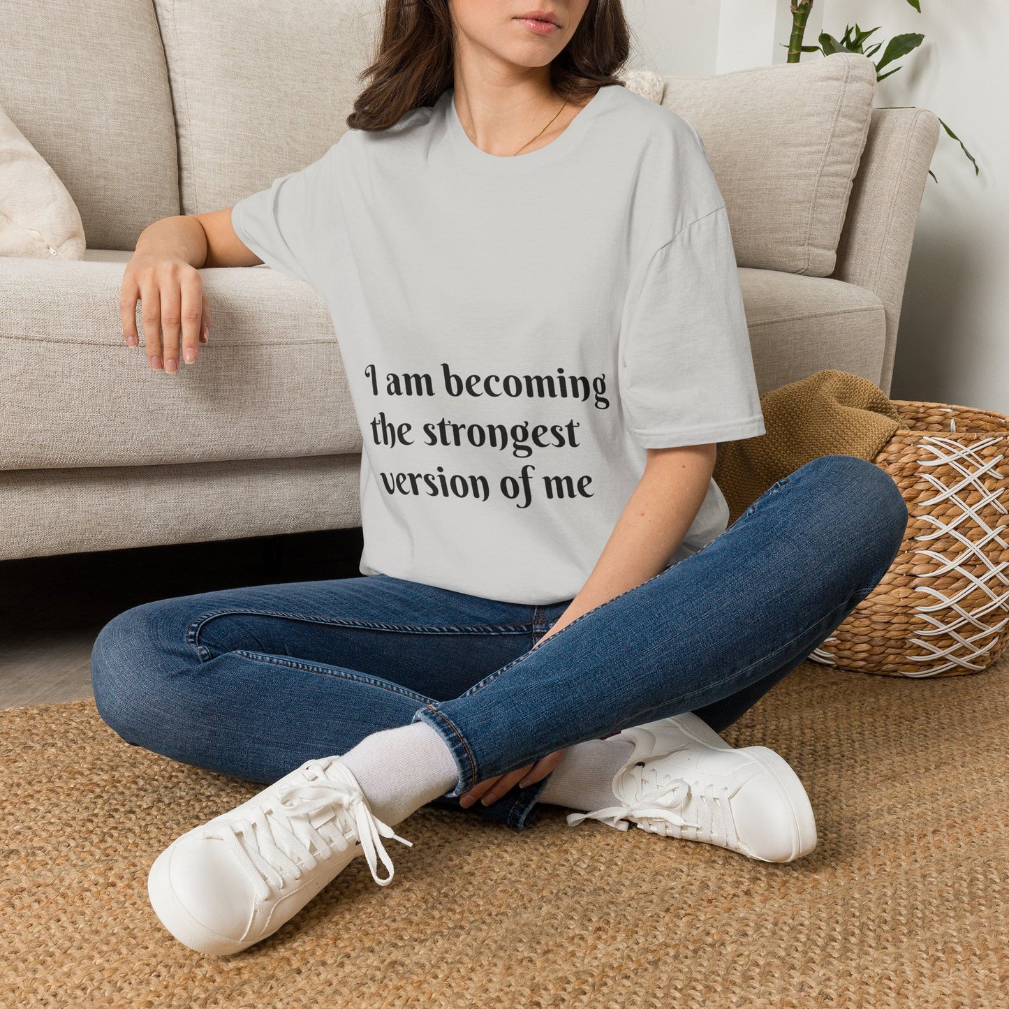 I am becoming the strongest version of me. — Unisex Softstyle T‑Shirt