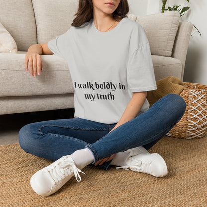I Walk Boldly in My Truth — Unisex Softstyle T‑Shirt
