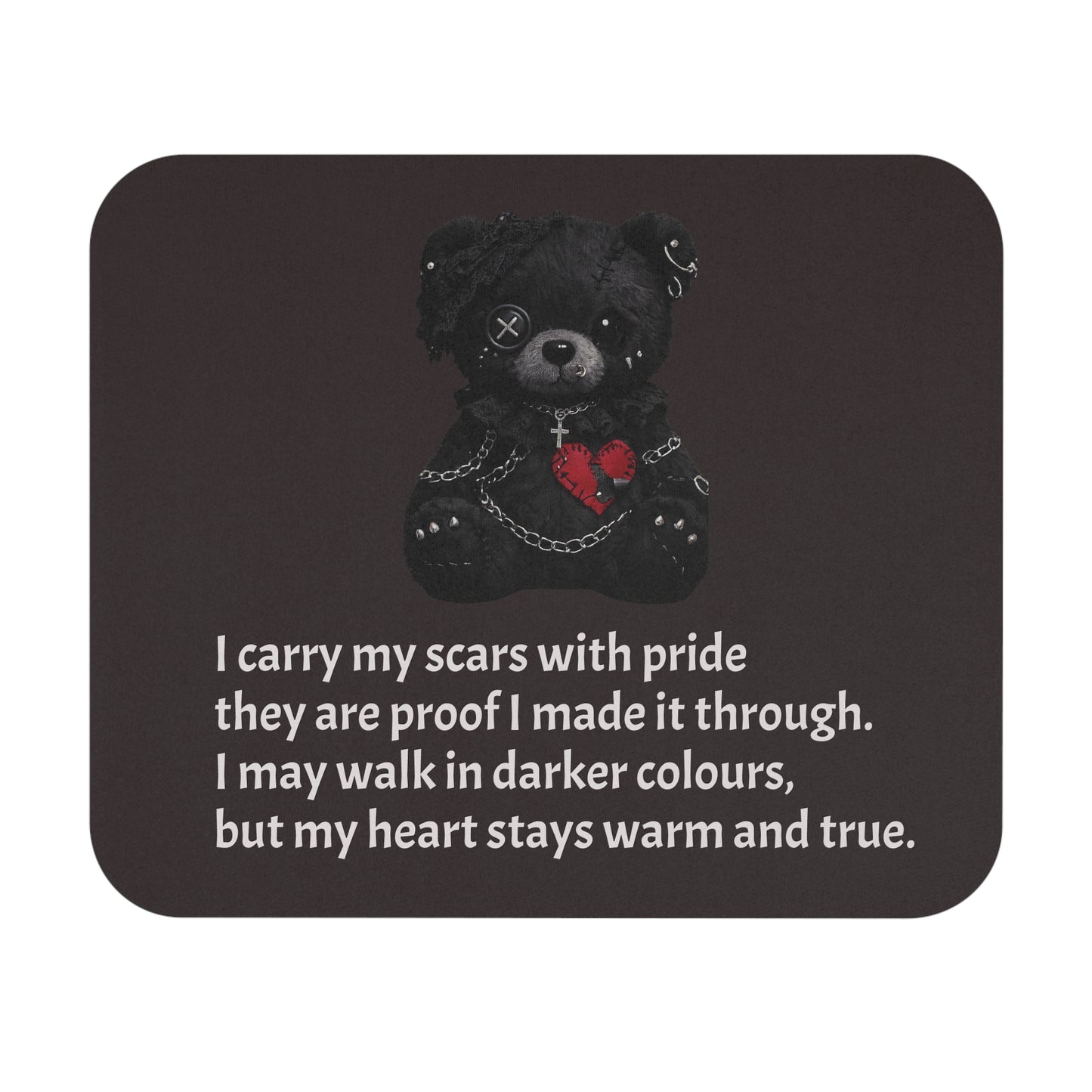 Gentle Darkness — A Mouse Pad for Gentle Strength Black