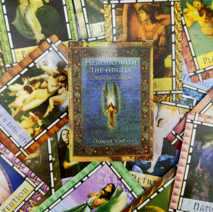 Healing With the Angels Oracle Cards – Angelic Divine Guidance Deck