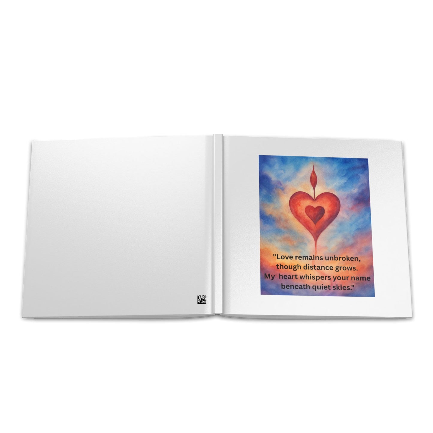 Where Love Stays - Heart in Sky Hardcover Photo Book