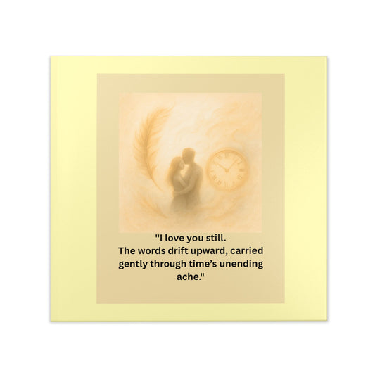 Where Love Stays - Yellow Hardcover Photo Book