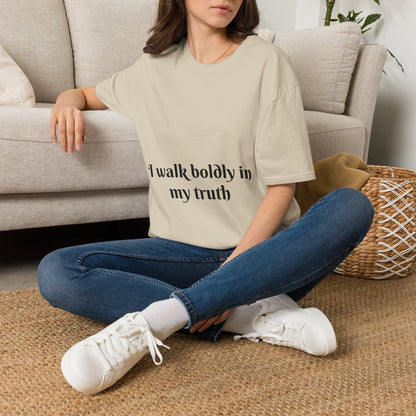 I Walk Boldly in My Truth — Unisex Softstyle T‑Shirt
