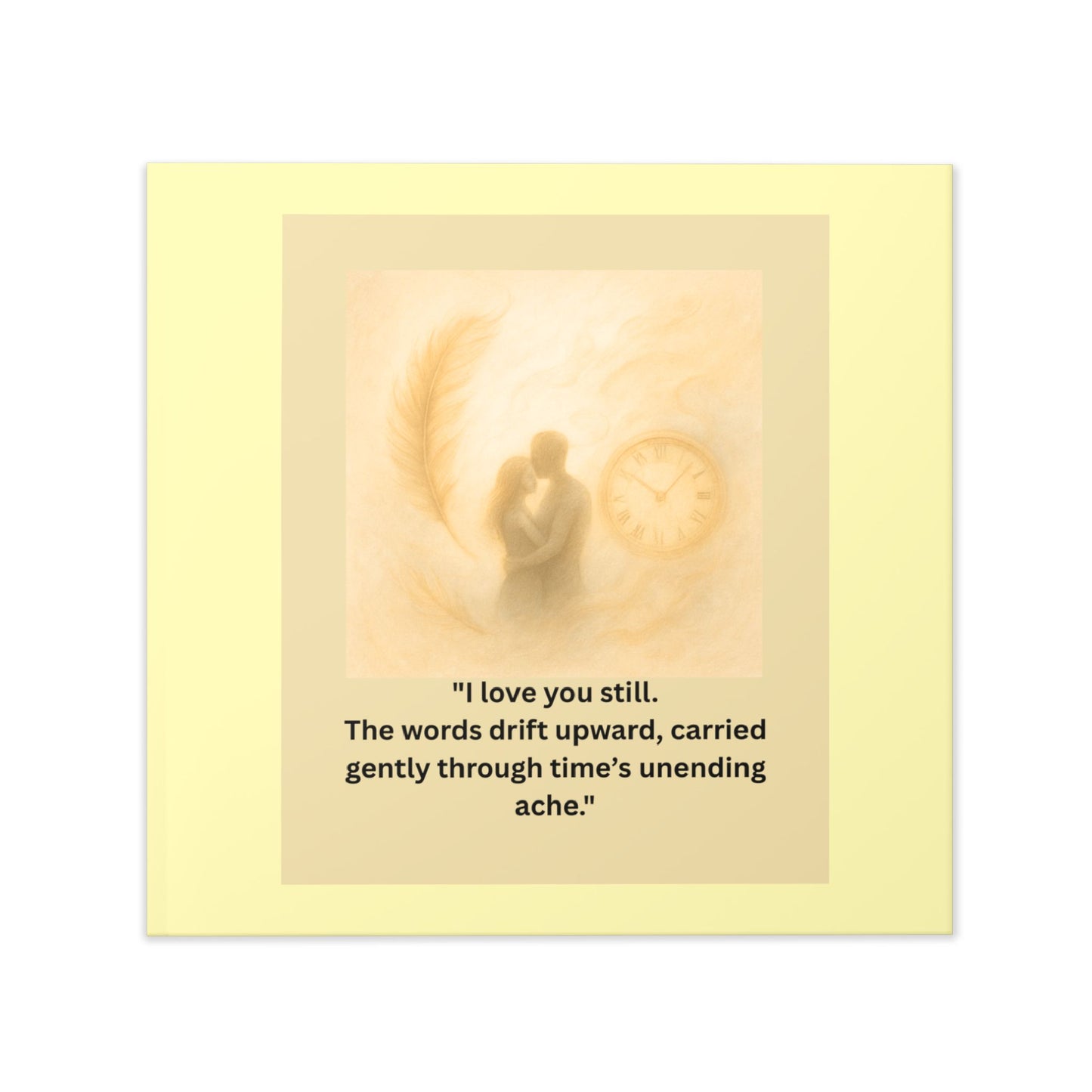 Where Love Stays - Yellow Hardcover Photo Book
