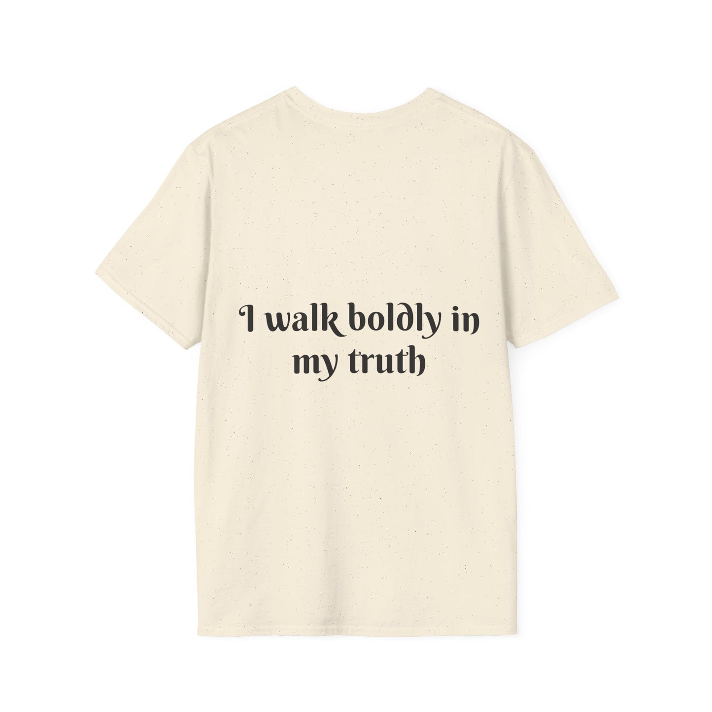 I Walk Boldly in My Truth — Unisex Softstyle T‑Shirt