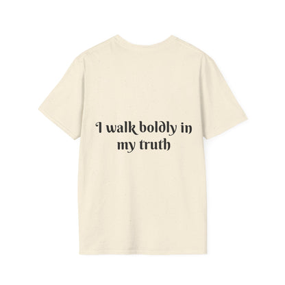 I Walk Boldly in My Truth — Unisex Softstyle T‑Shirt
