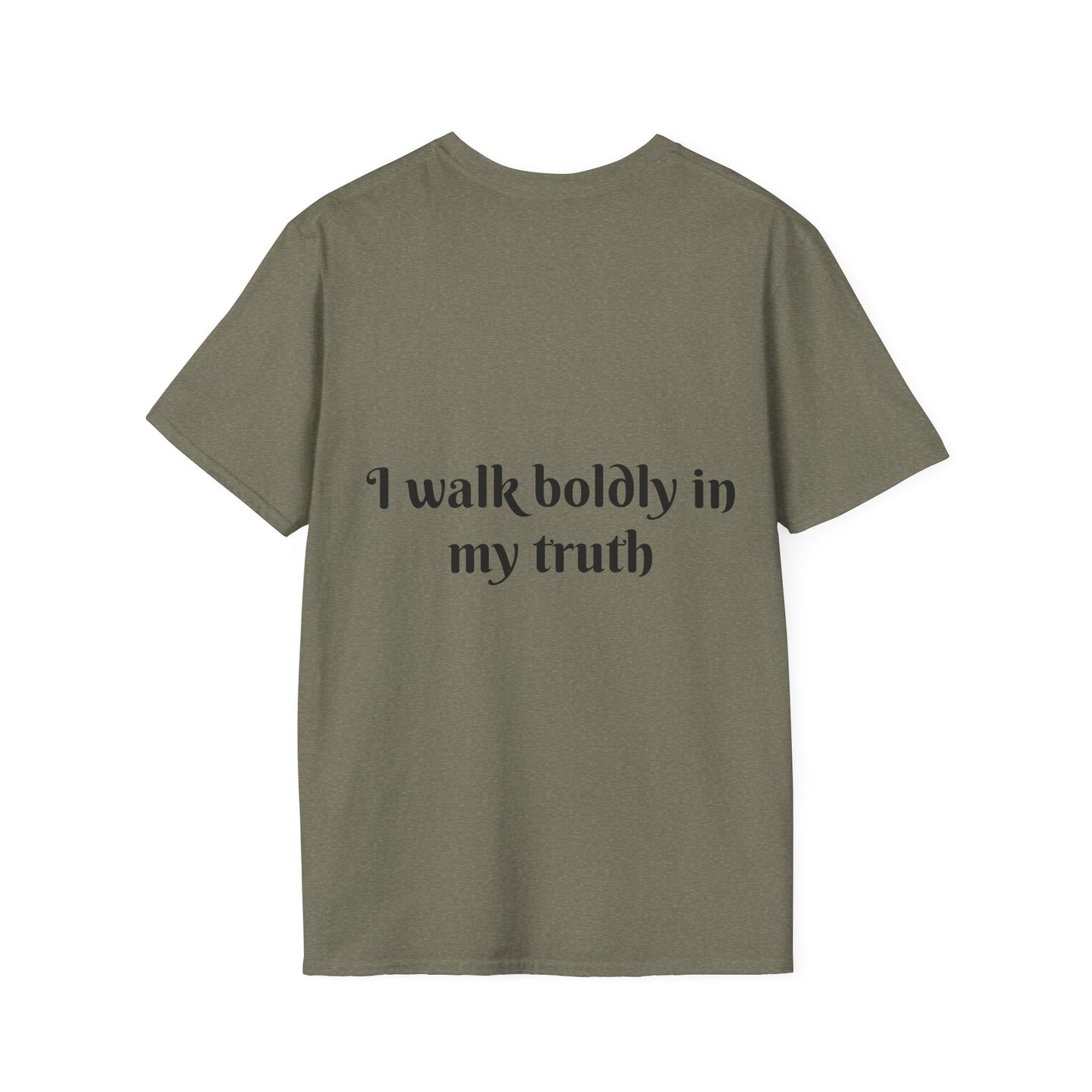 I Walk Boldly in My Truth — Unisex Softstyle T‑Shirt