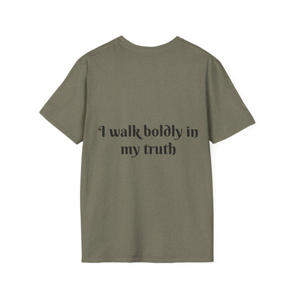 I Walk Boldly in My Truth — Unisex Softstyle T‑Shirt