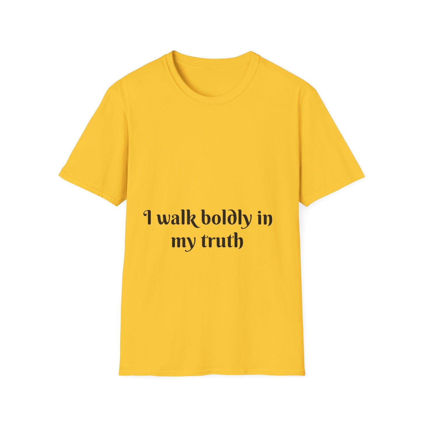 I Walk Boldly in My Truth — Unisex Softstyle T‑Shirt