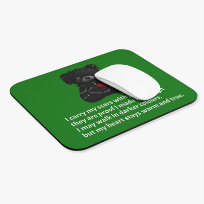 Gentle Darkness — A Mouse Pad for Gentle Strength Green