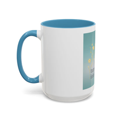 Gratitude Coffee Mug 15oz – Inspirational Accent Mug for Morning Rituals & Positive Energy