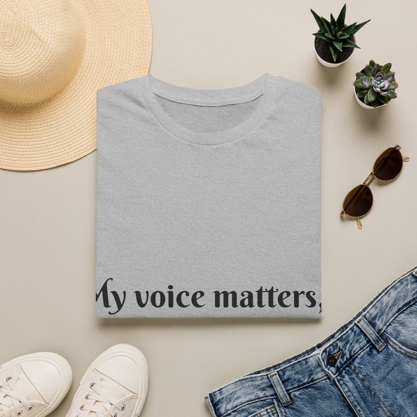 My Voice Matters, and I Use It with Confidence — Unisex Softstyle T‑Shirt