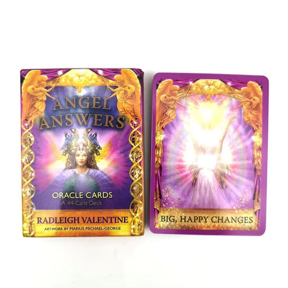 Tarot Cards Angel Answers Oracle Cards Board Games English for Family Gift Party Playing Card Table Games Entertainment