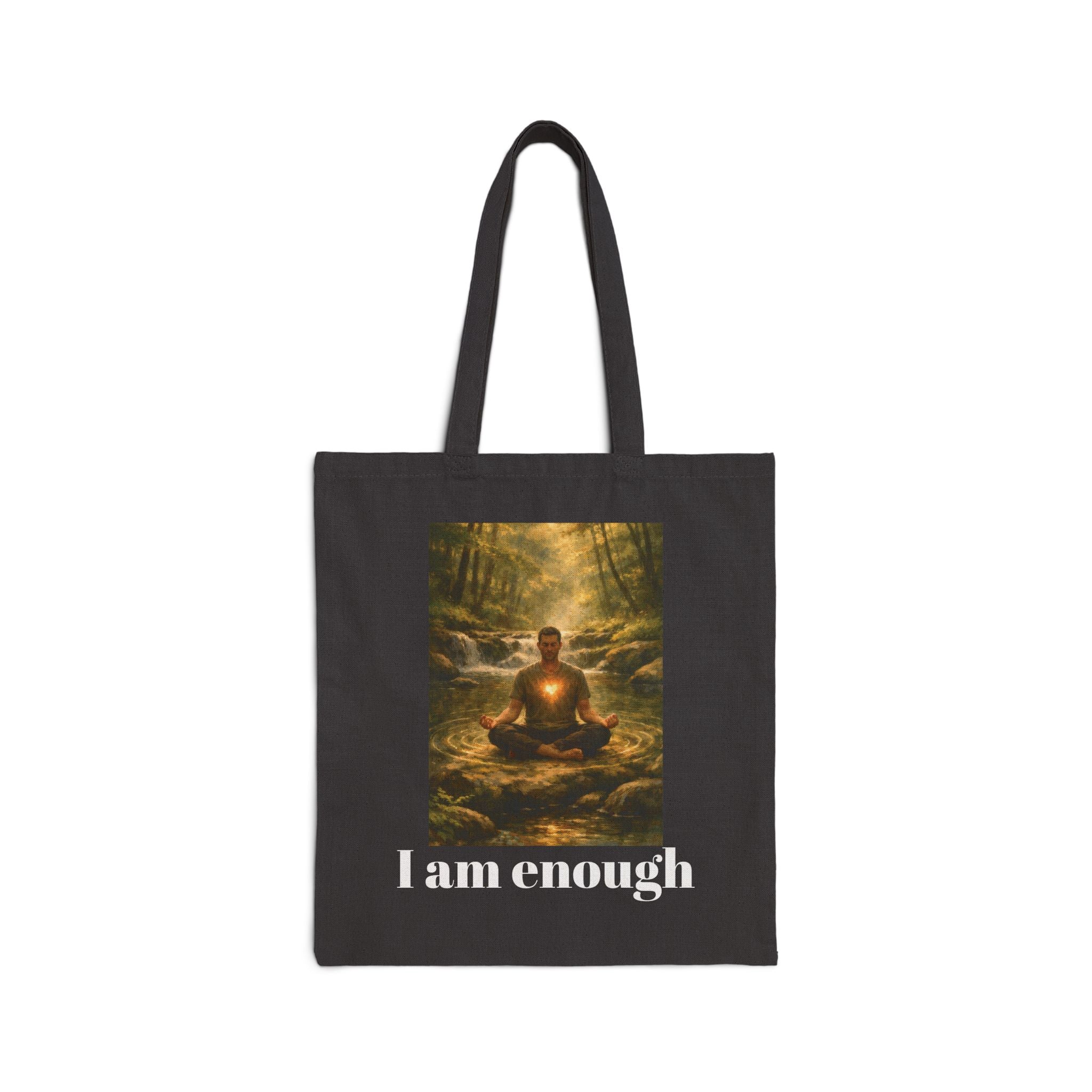 Inspirational "I Am Enough" Male desgin Tote Bag