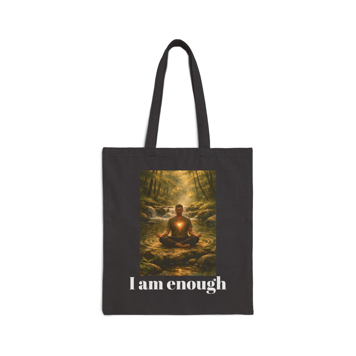 Inspirational "I Am Enough" Male desgin Tote Bag