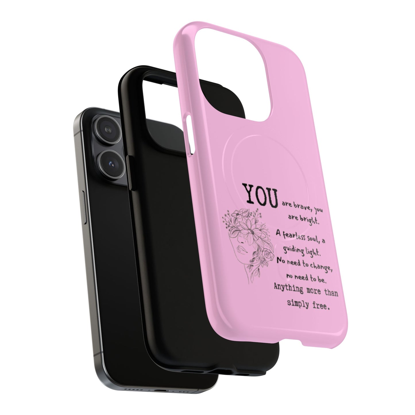 Empowerment Magnetic Phone Case – Tough, Stylish & Customizable Gift for Her