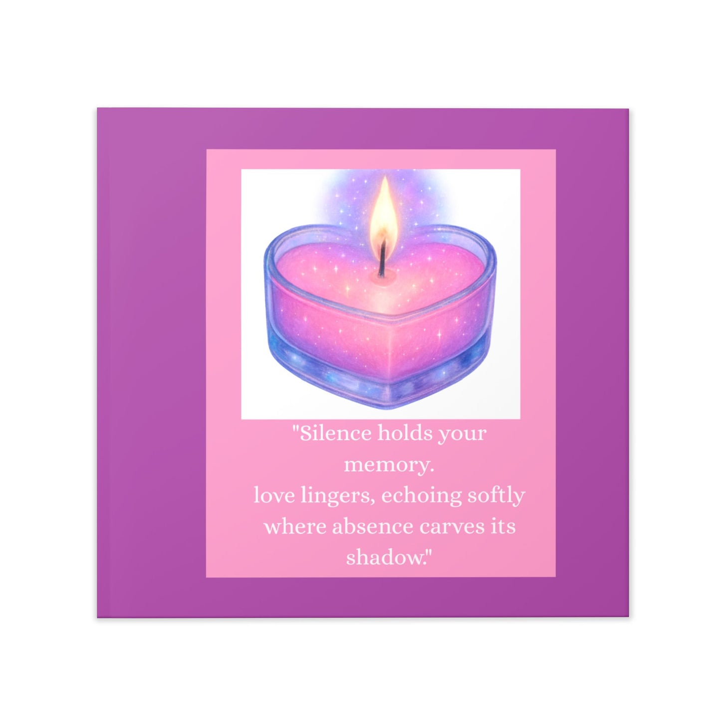 Where Love Stays - Purple Hardcover Photo Book