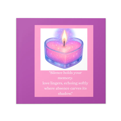 Where Love Stays - Purple Hardcover Photo Book