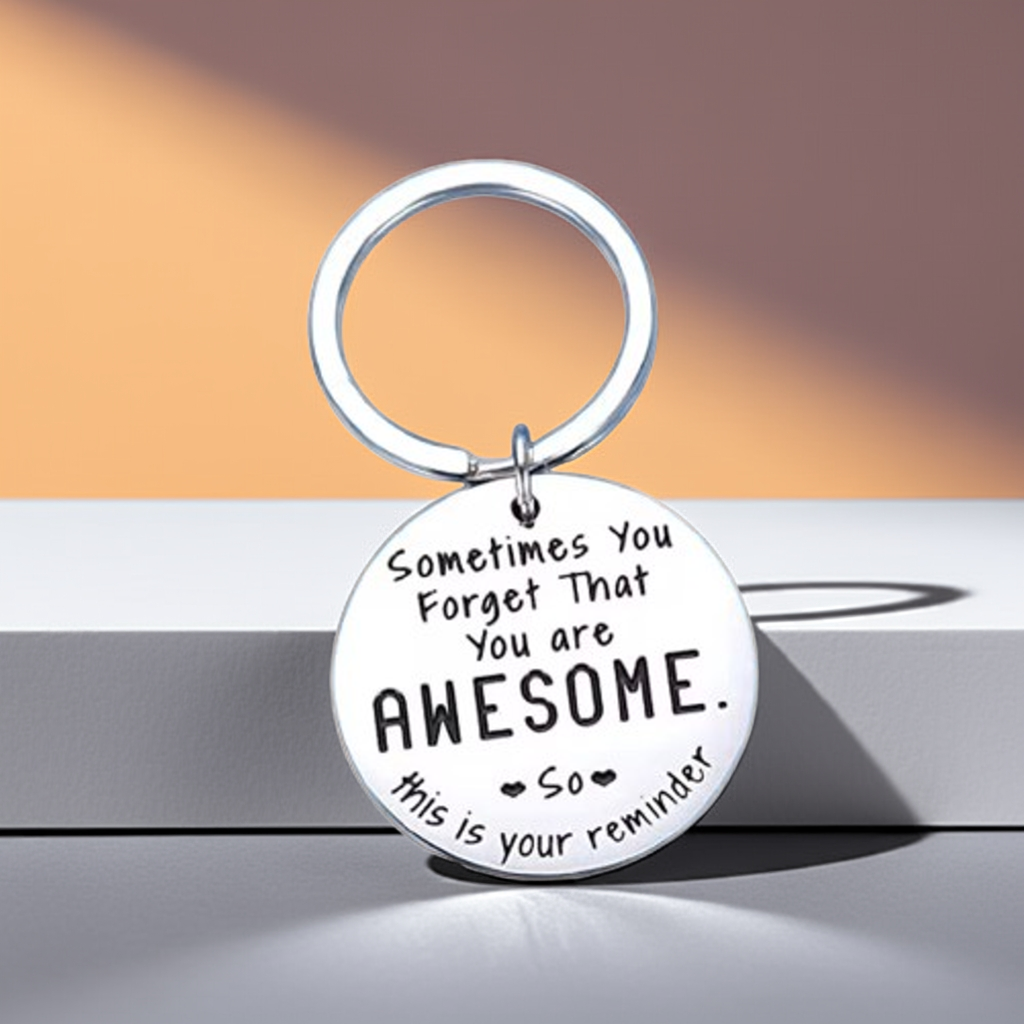 Sometimes You Forget That You Are Awesome Keychain