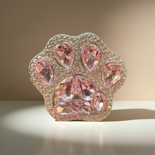 Diamond Cat Paw Car Air Freshener Clip | Stylish Pet Lover Car Accessory