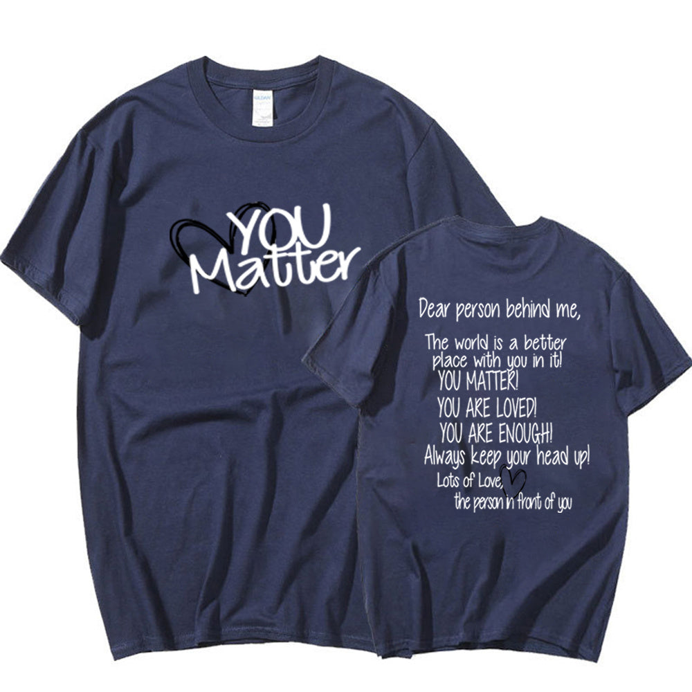 Mental Health You Matter Casual Top Shirt