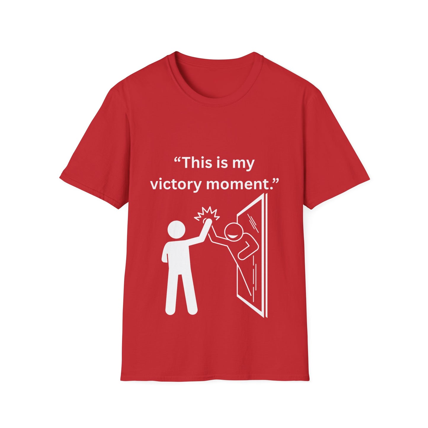 "This Is My Victory Moment" — Inspirational Unisex Tee (White Print)