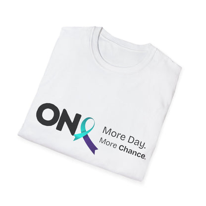 Unisex Suicide Awareness T-Shirt One More Day One More Chance Choose Hope Tomorrow Needs You