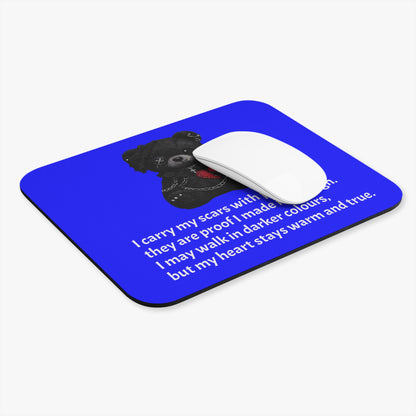 Gentle Darkness — A Mouse Pad for Gentle Strength Navy Blue
