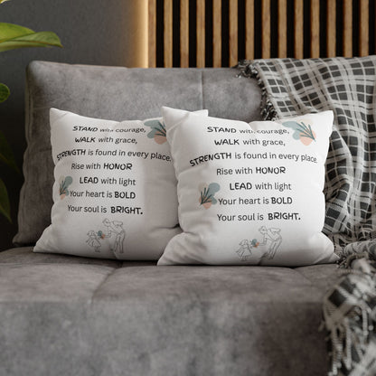 Inspirational Quote Pillowcase – Thoughtful Gift for Dad or Father Figure