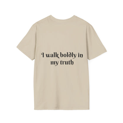 I Walk Boldly in My Truth — Unisex Softstyle T‑Shirt