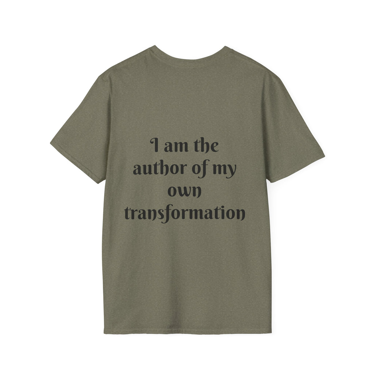 "I Am The Author of My Own Transformation" — Unisex Softstyle T‑Shirt