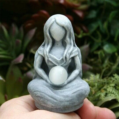 Moon Goddess Statue Creative Cafe Greek Mythological Figure Resin Sculpture Home Decor Figurines for Interior Decorations