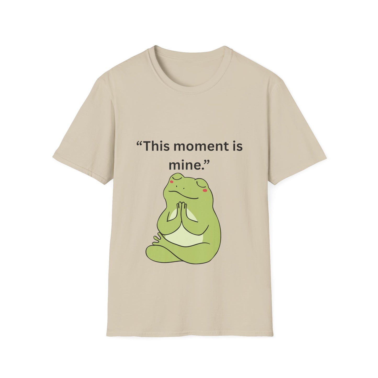 "This Moment Is Mine" — Unisex Softstyle Tee (Black Print)