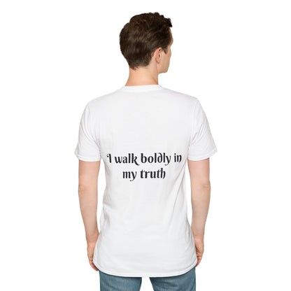 I Walk Boldly in My Truth — Unisex Softstyle T‑Shirt