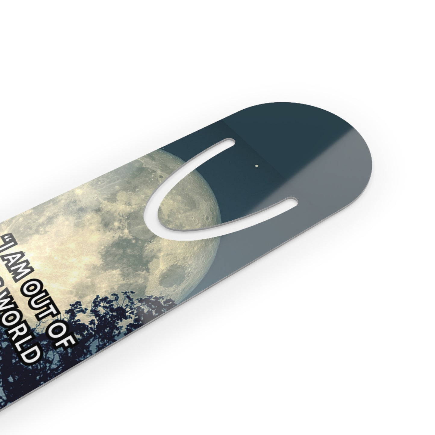 Inspirational Metal Bookmark – I Am Out of This World Brave | Motivational Gift for Readers