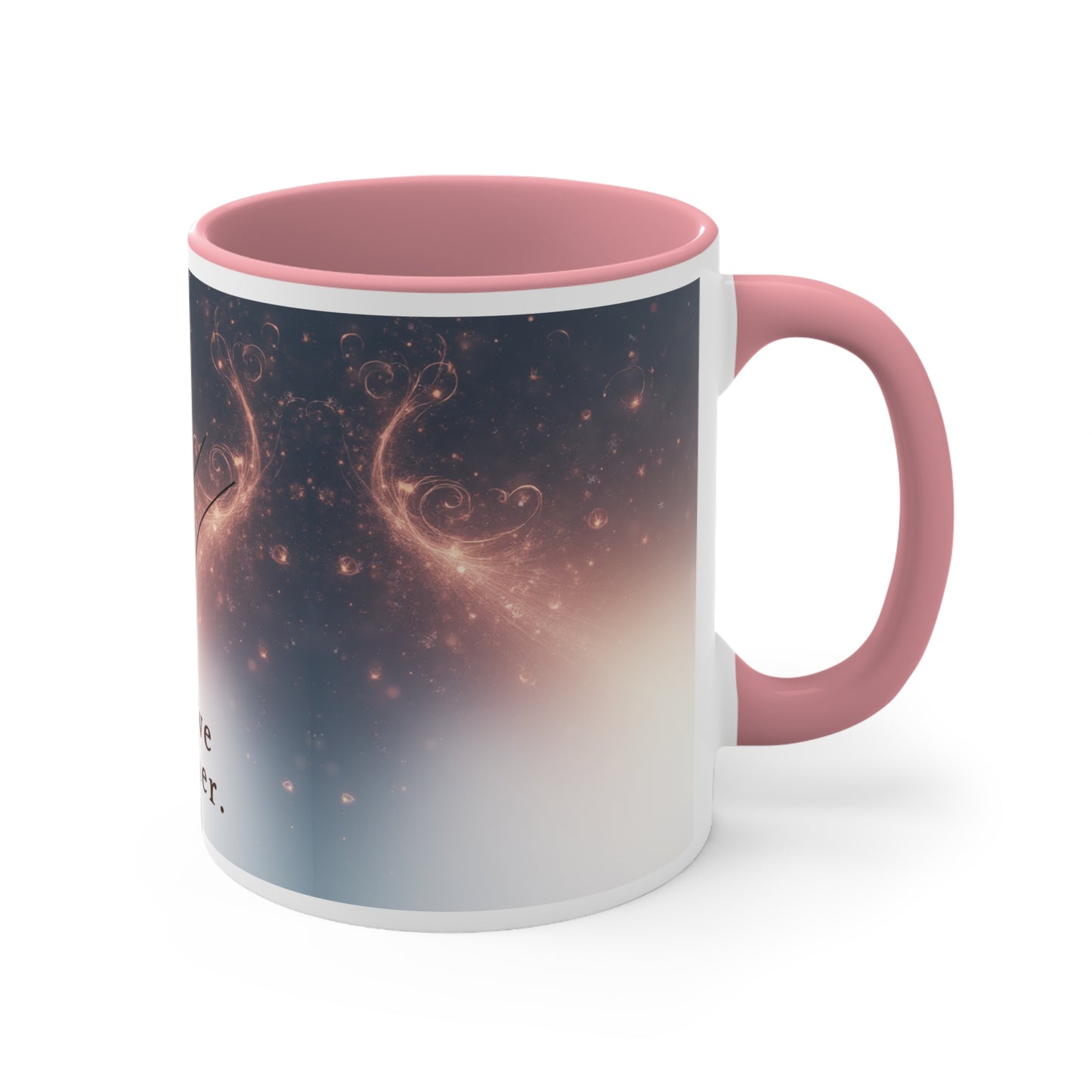 Colorful Accent Mug 11oz – Love Is the Story We Tell Together Romantic Gift for Couples