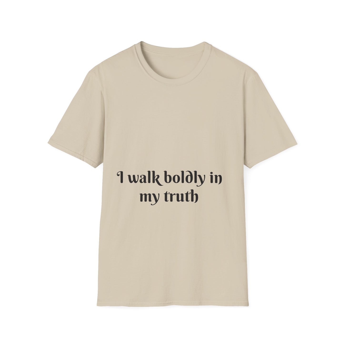 I Walk Boldly in My Truth — Unisex Softstyle T‑Shirt